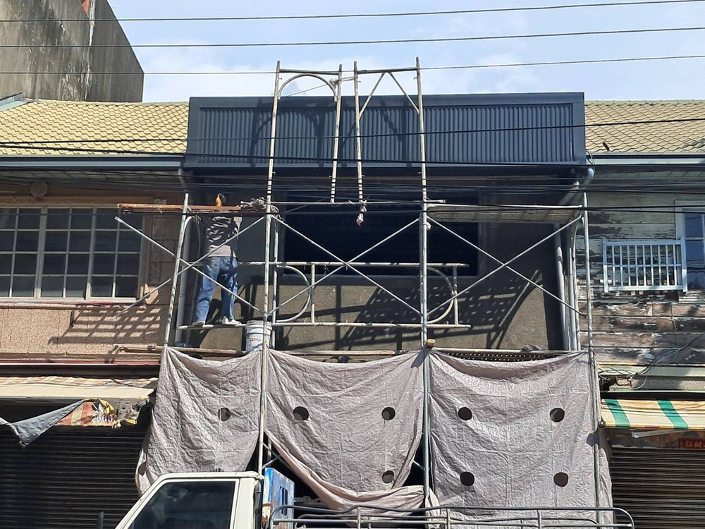 台中屋頂鐵棟整修工程