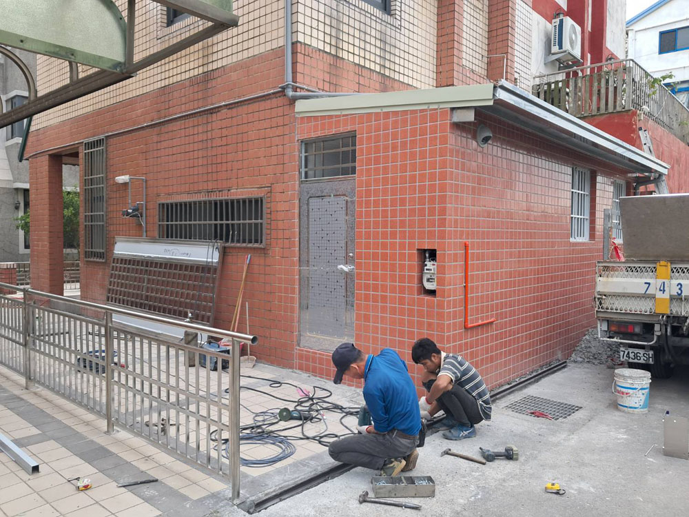 台中房屋外牆壁磚翻新